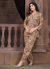 Brown Colour Salwar Suit Looking Superlative